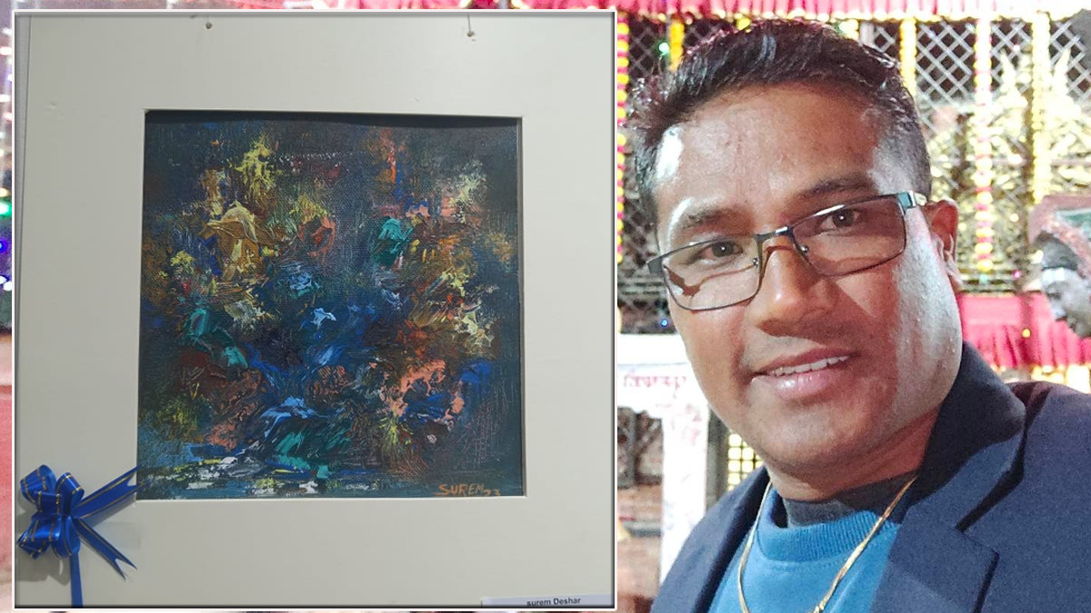 बंगलादेशको कला प्रदर्शनीमा चापागाउँका सुरेम देशार उत्कृष्ट